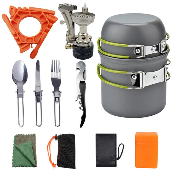 Compact & Durable Camping Cookware Set for Outdoor Adventure - Image 3