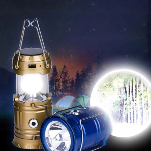 USB Rechargeable Waterproof Camping Lantern Outdoor Light Torch - Image 7