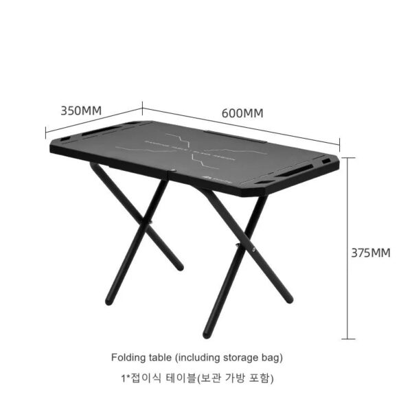 Camping Table - Portable Folding Aluminium Alloy Desk for Outdoor Picnics and Camping - Image 4