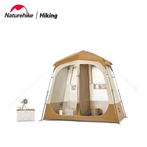 Naturehike 2022 New Wet And Dry Separation Automatic Shower Tent Portable Outdoor Shower Changing Shed Mobile Toilet - Image 2