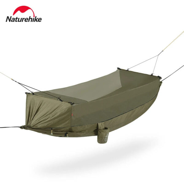 Naturehike Outdoor Camping High-density Anti-mosquito Double-layer Hammock Home Leisure Swing Hammock Anti-rollover Single Swing - Image 3