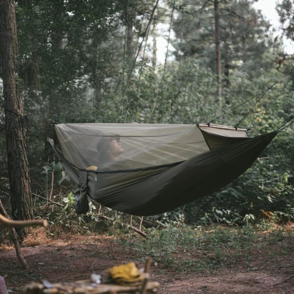 Naturehike Outdoor Camping High-density Anti-mosquito Double-layer Hammock Home Leisure Swing Hammock Anti-rollover Single Swing - Image 4