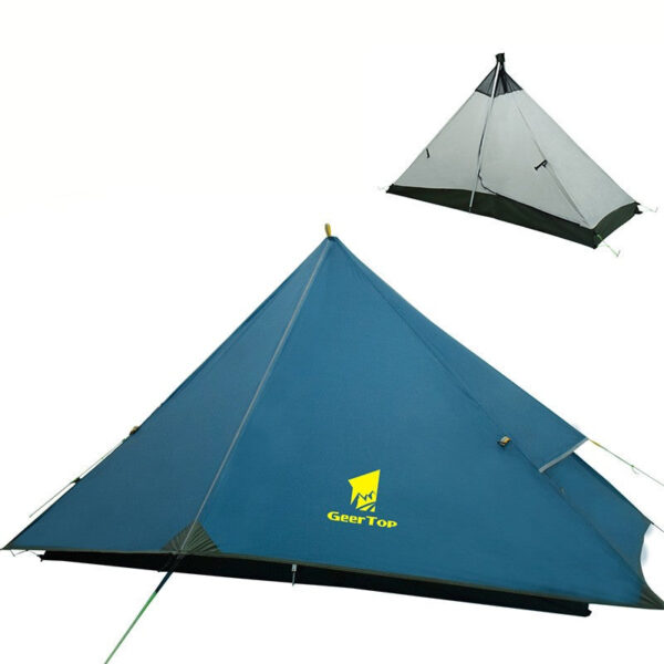 Portable Rain Proof Pyramid Tent for Outdoor Beach Camping - Image 5