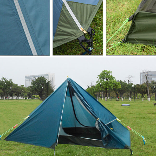 Portable Rain Proof Pyramid Tent for Outdoor Beach Camping - Image 6