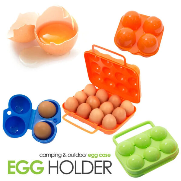 Portable Camping BBQ Egg Storage Box | Travel Kitchen Utensils | Outdoor Tableware - Image 7