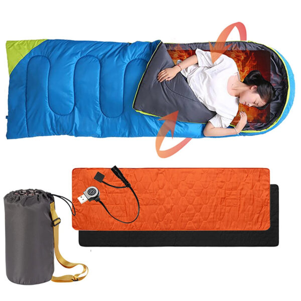 USB Heating Sleeping Mattress - Thermal Mat for Camping | Self-Heating Sleeping Bag | Camping Equipment - Image 4